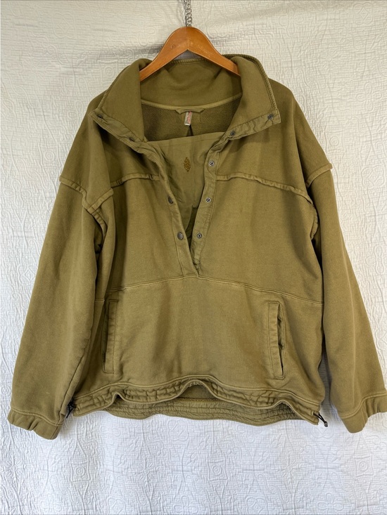 FP Movement by Free People Tops - Free People Movement Sweatshirt in Tobacco Stash It Sweat Pullover Relaxed Med
